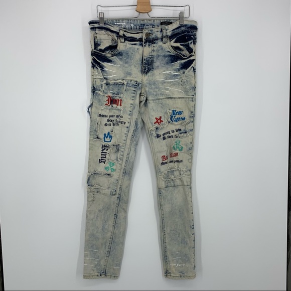 Copper Rivet Jeans Copper Rivet Graffiti Jeans Poshmark